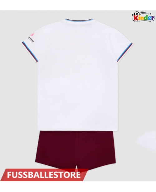 Günstige West Ham United Auswärts Trikotsatzt Kinder 2026-27 Kurzarm (+ Kurze Hosen)